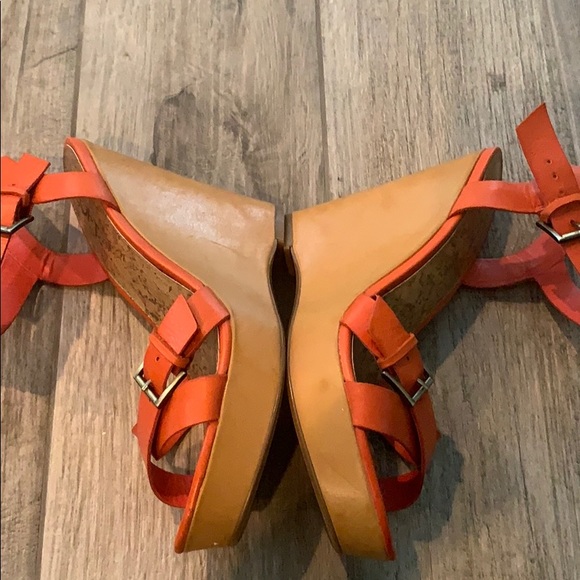 Ann Taylor Loft Kari wedge sandal, sz 8 - Picture 6 of 12